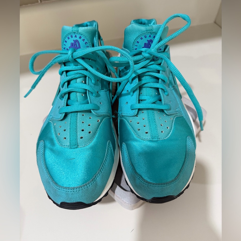 Nike Air Huarache Size 9 Teal/Turquoise Sneakers Lightweight  & Iconic Style - Picture 5 of 12